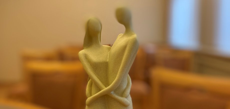 Bild: Figur im Trauzimmer