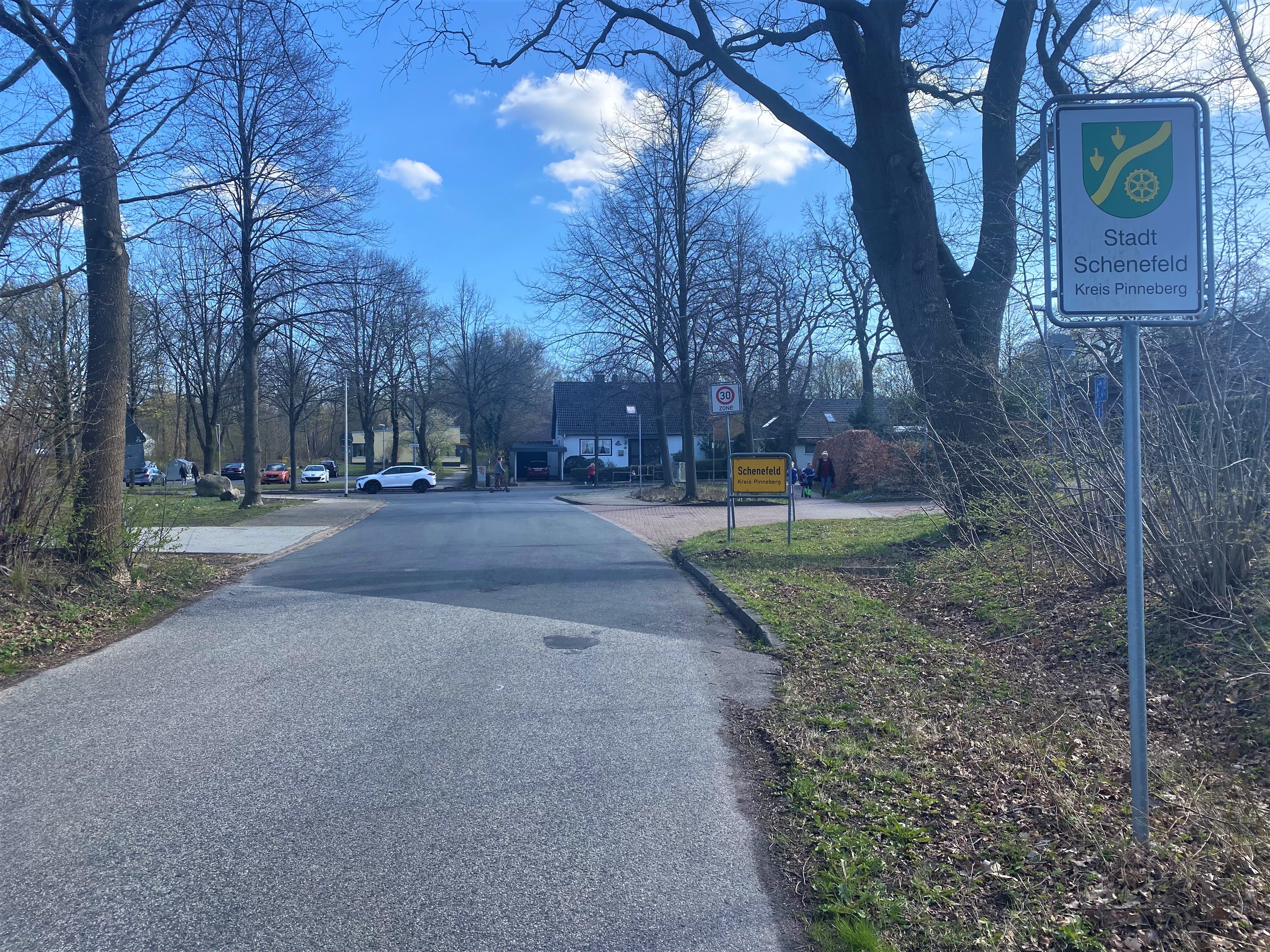 Bild: Ortseingang nach Schenefeld