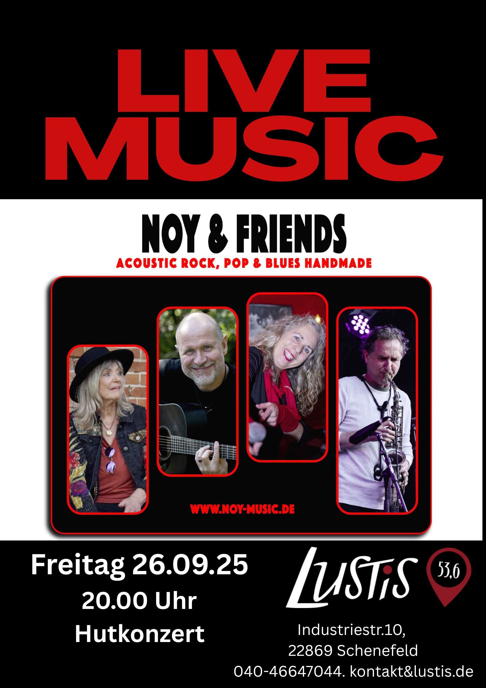 Grunge Live Music Poster - 1 Grunge Live Music Poster - 1
