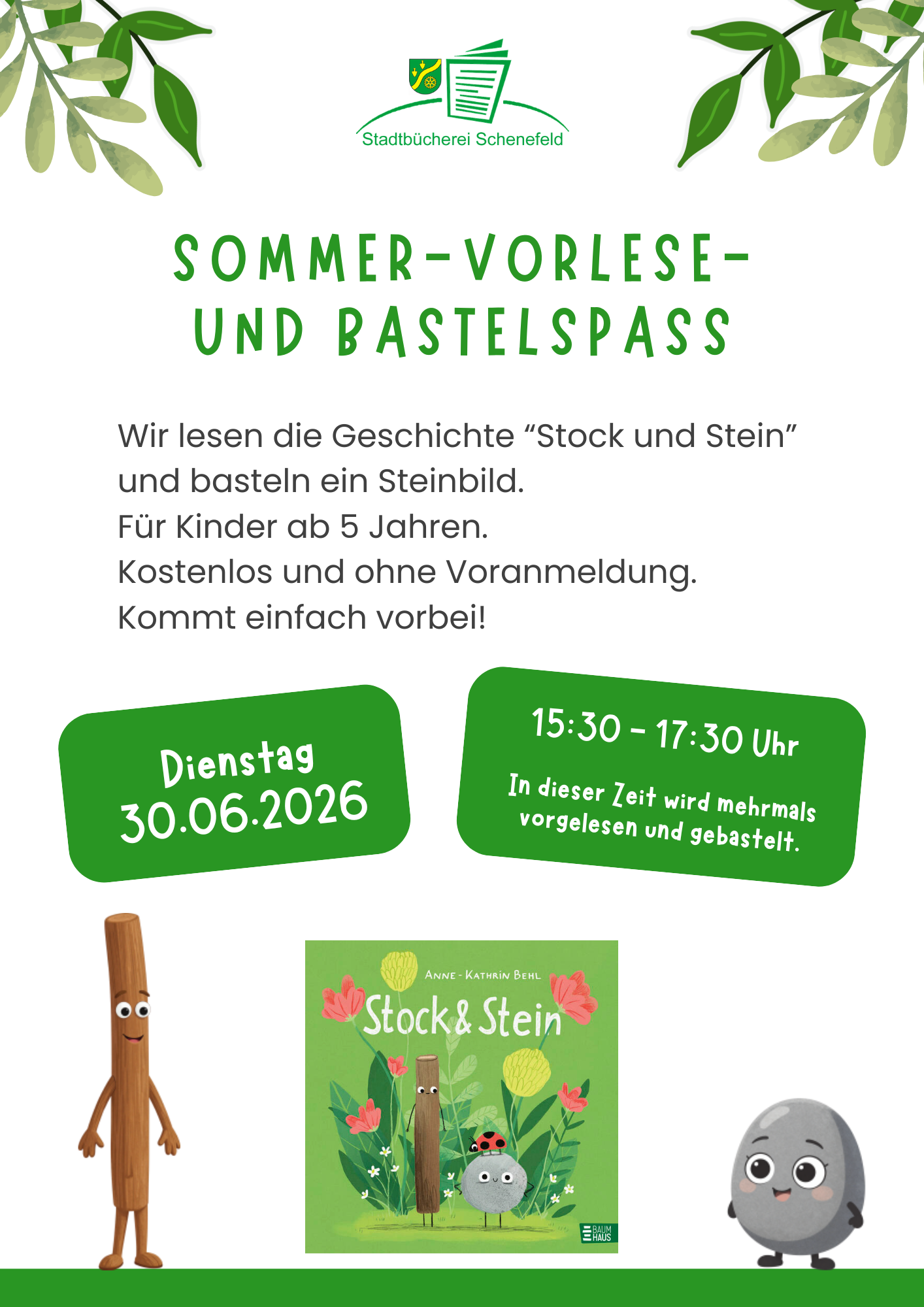 Plakat_Sommer-Vorlese und Bastelspass - 1 Plakat_Sommer-Vorlese und Bastelspass - 1
