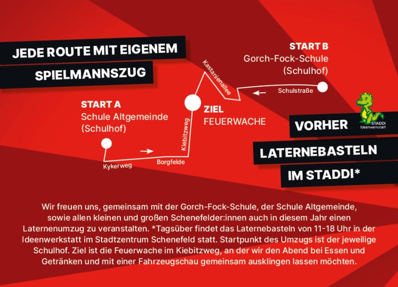 Laternenumzug 2026 - Routen und Programm