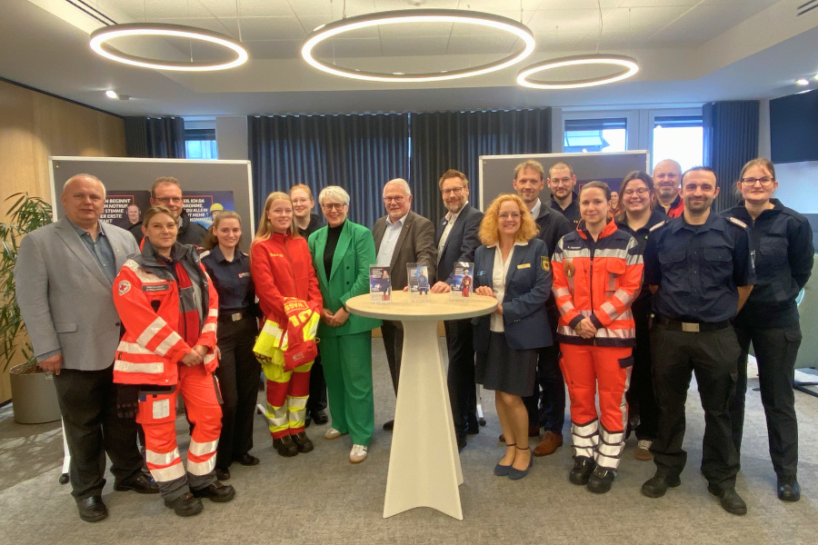 Team der Kampagne Respekt für Retter
